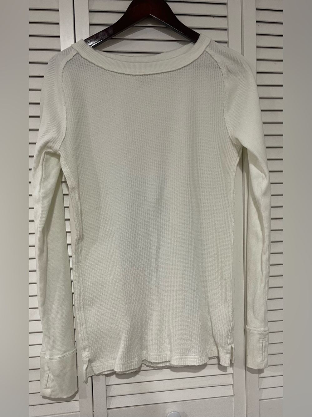 We The Free Kids White Ribbed Leggings